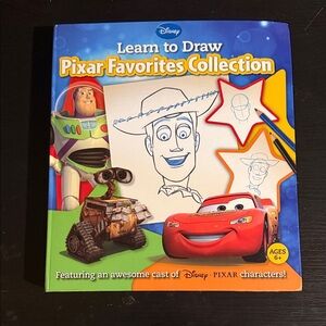 Disney Learn to Draw Pixar Favorites Collection - Blue, Red, Green, Yellow